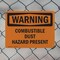 Signmission Combustible Dust Hazard Present OSHA Warning Sign, Plastic, 10in W x 7in L, 2PK OS-2PACK-WS-P-710-L-12024 - alternate 3